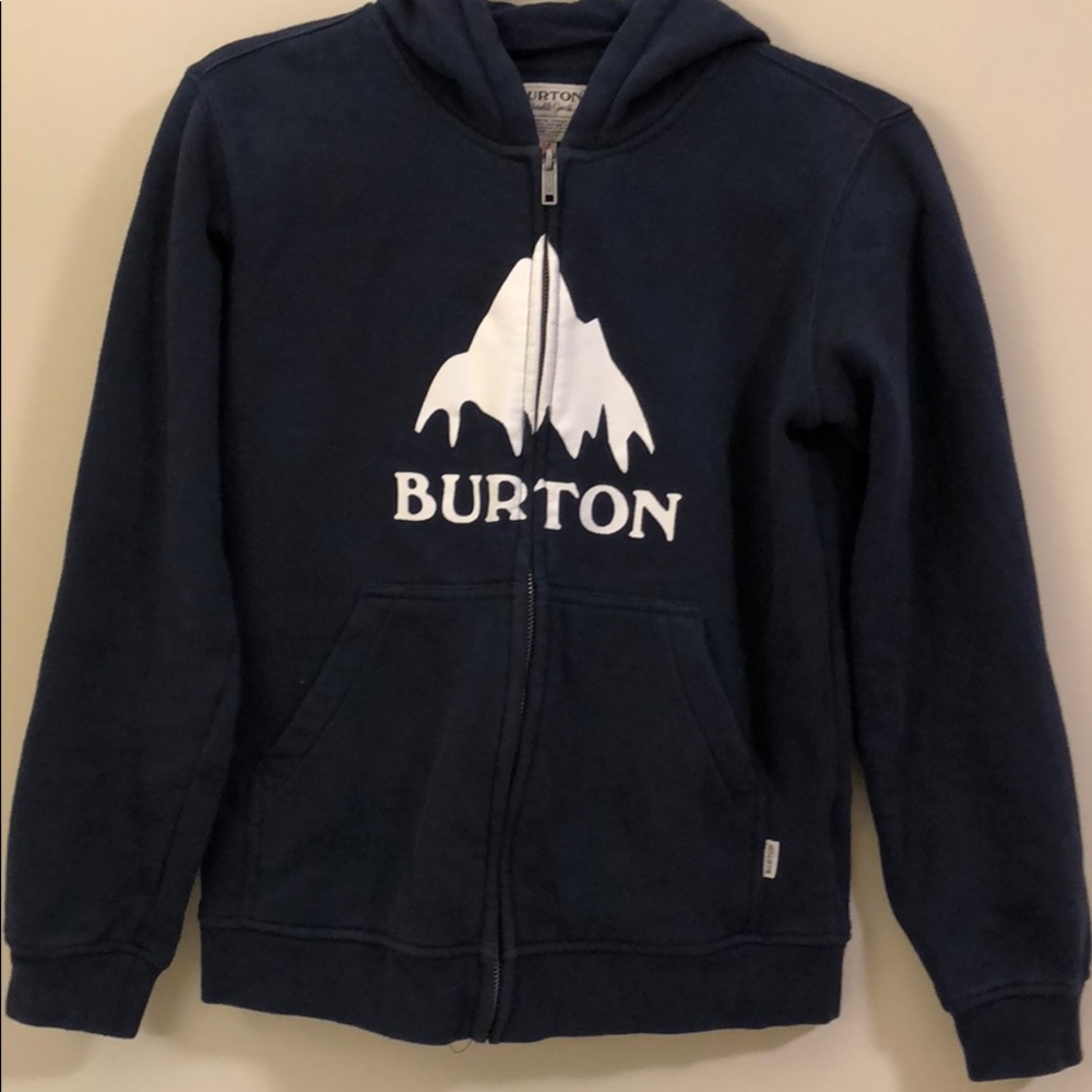 Burton Navy Sweatshirt with Hoodie